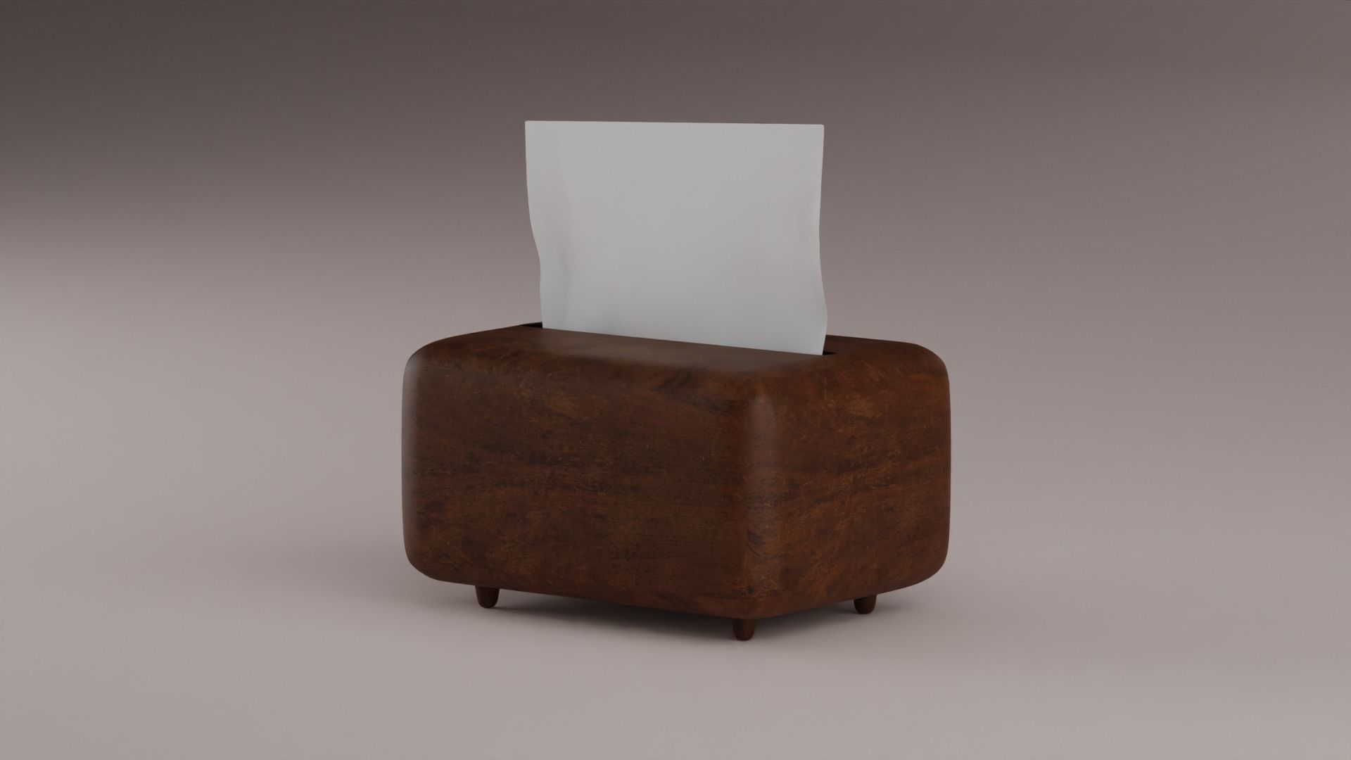Tissue Box 3D model_2