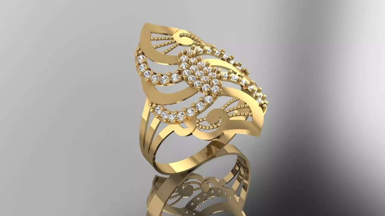 Fancy Ring 3D print model_0