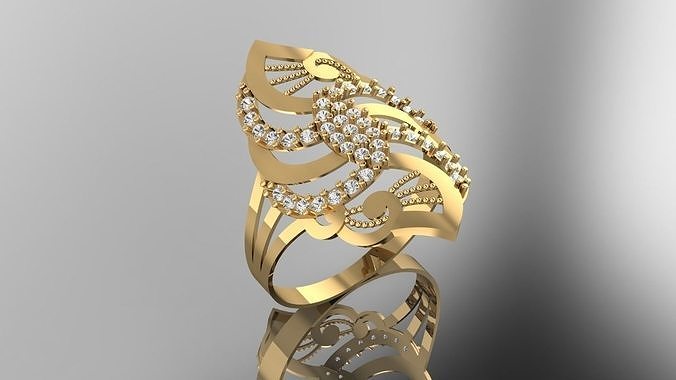 Fancy Ring 3D print model