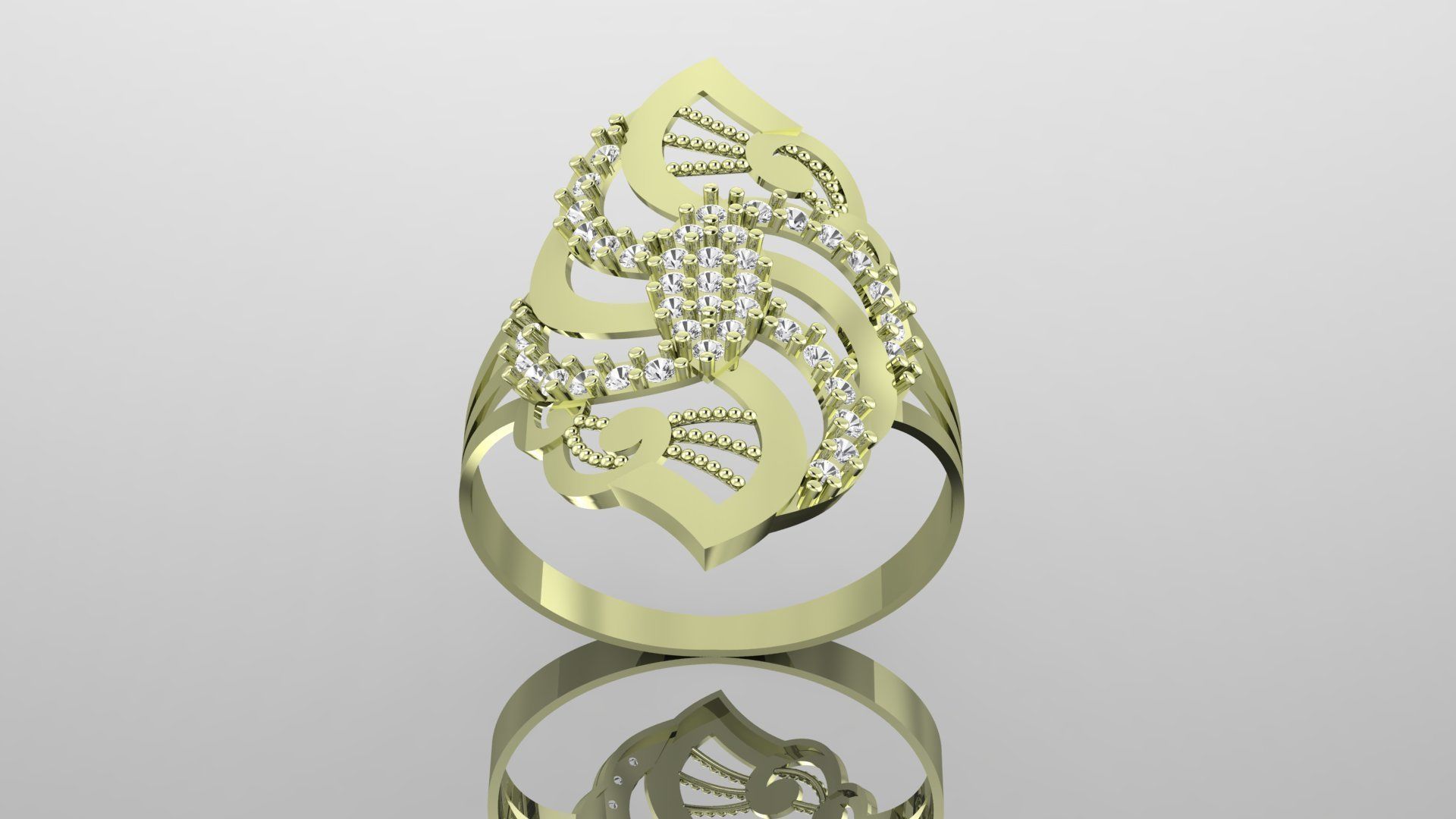 Fancy Ring 3D print model_8
