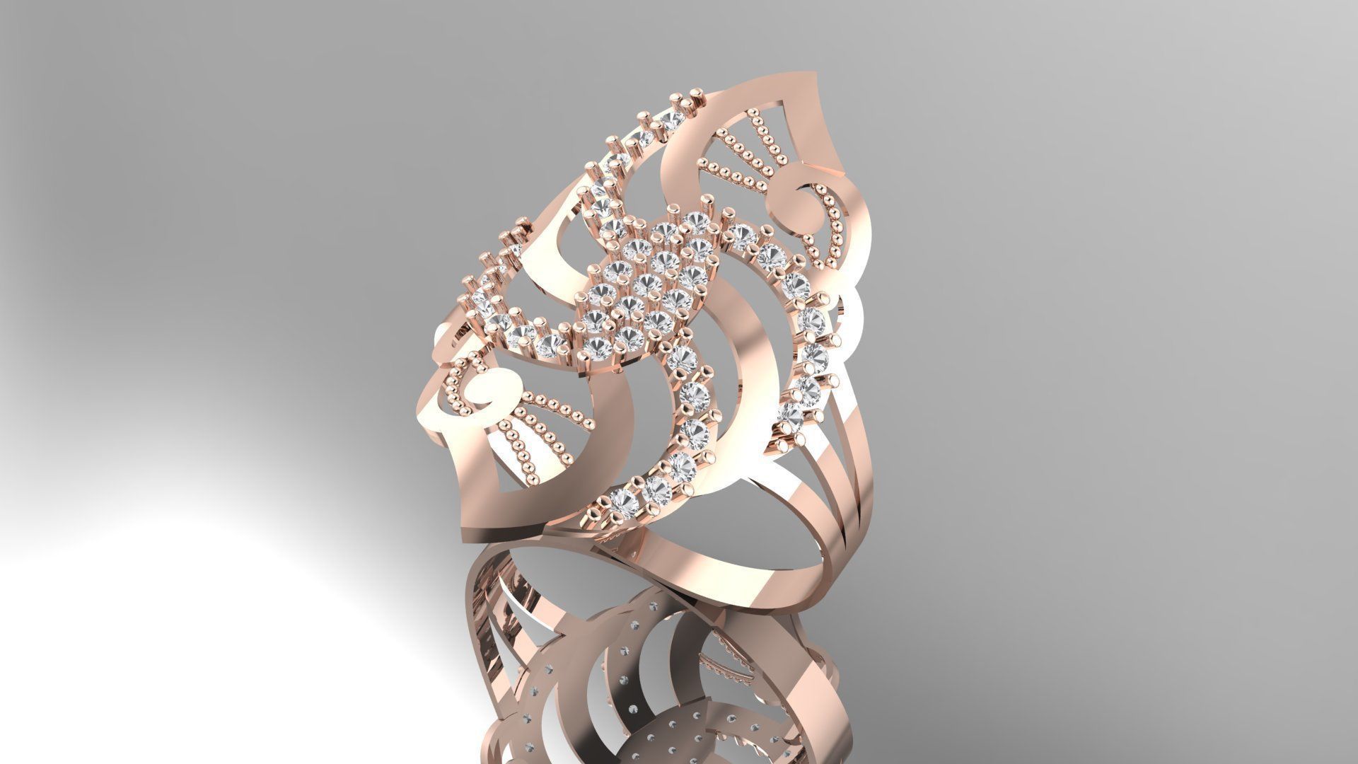 Fancy Ring 3D print model_2
