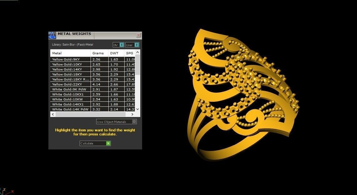 Fancy Ring 3D print model_7