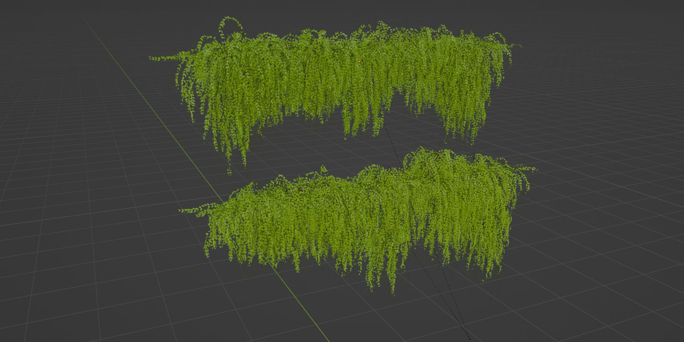 Hanging wall plants vol 118-Blender 3D model_7