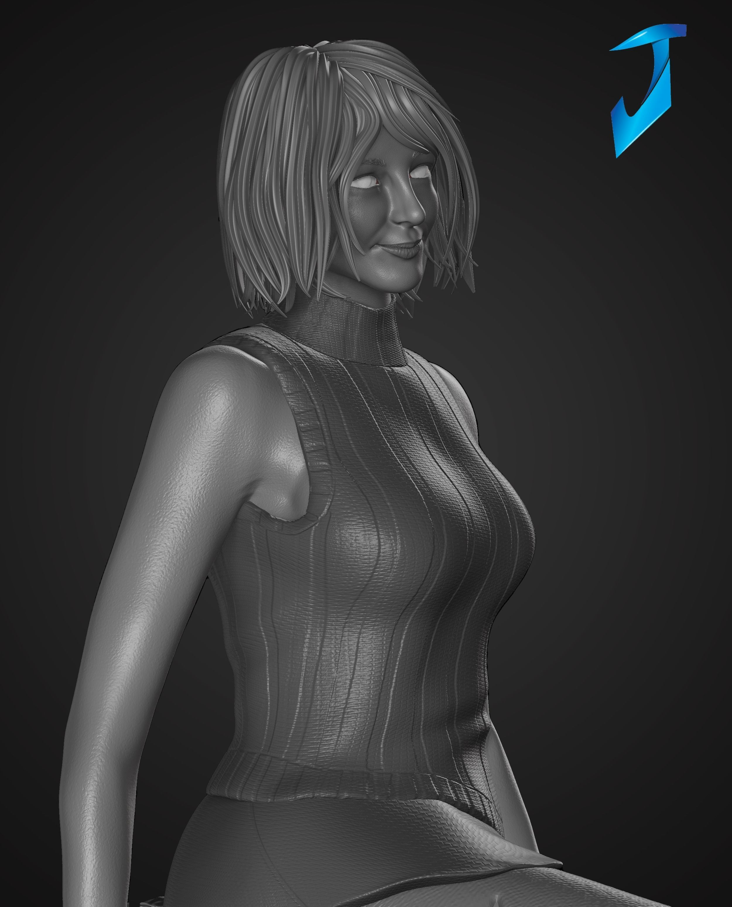 Ashley Resident Evil 4 Remake 3D print model_5