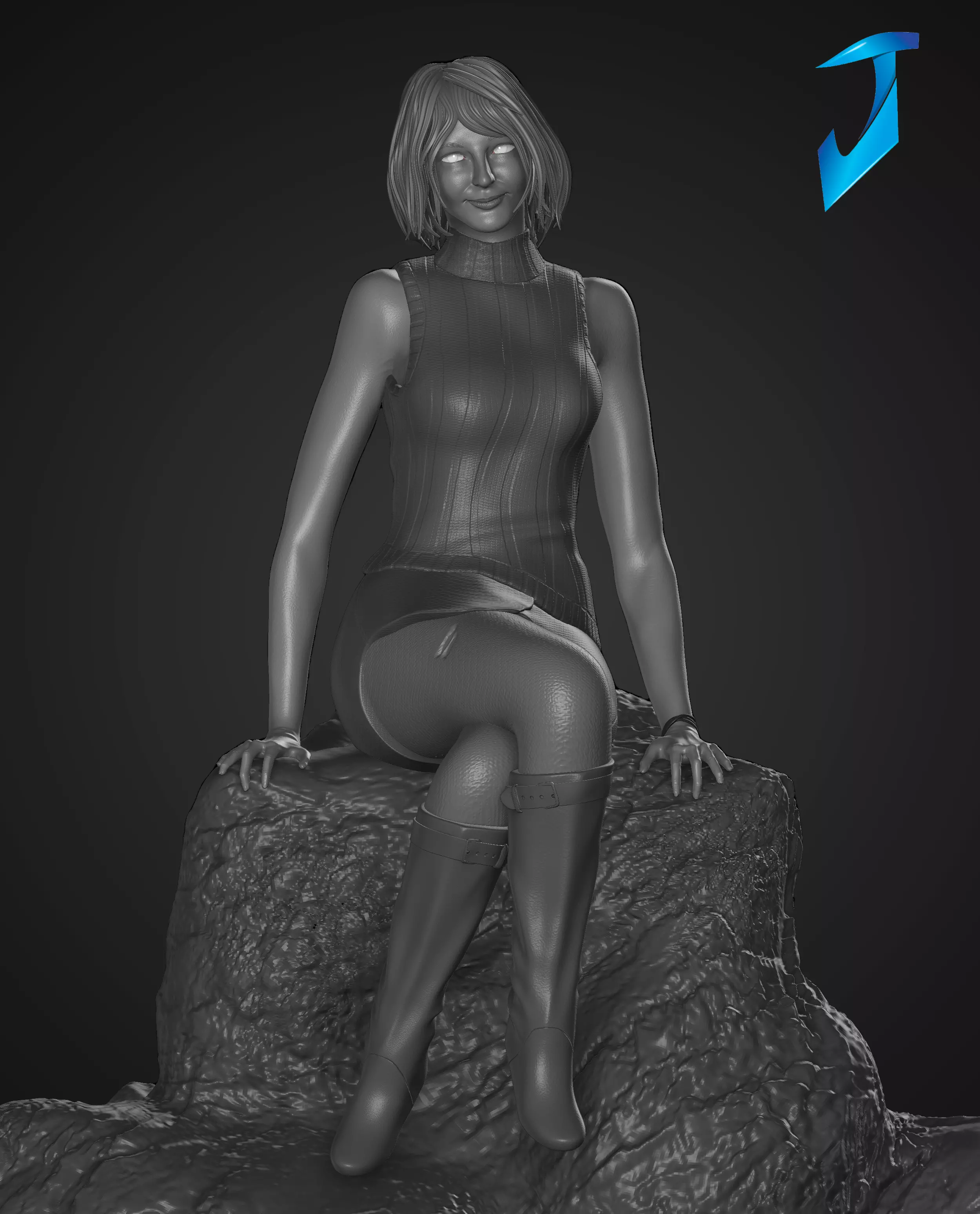 Ashley Resident Evil 4 Remake 3D print model_0