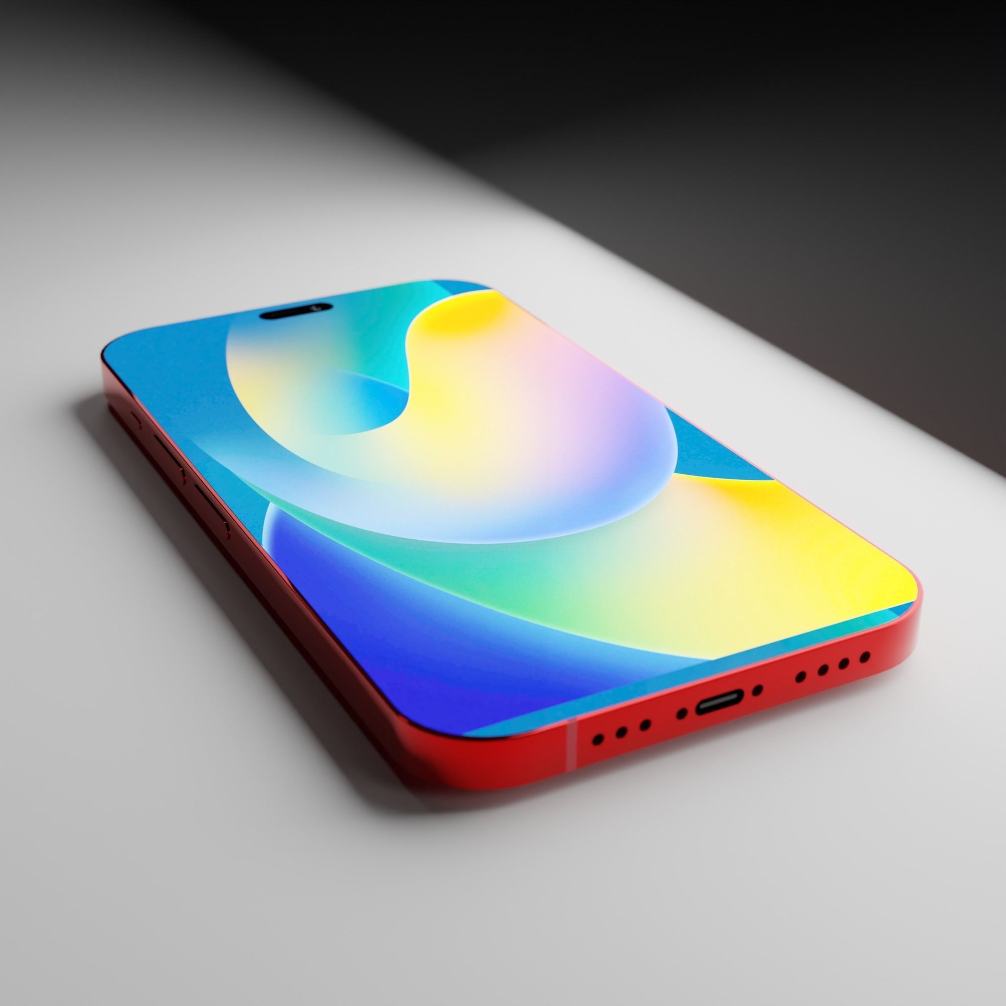 Iphone 16 concept 3D model_5
