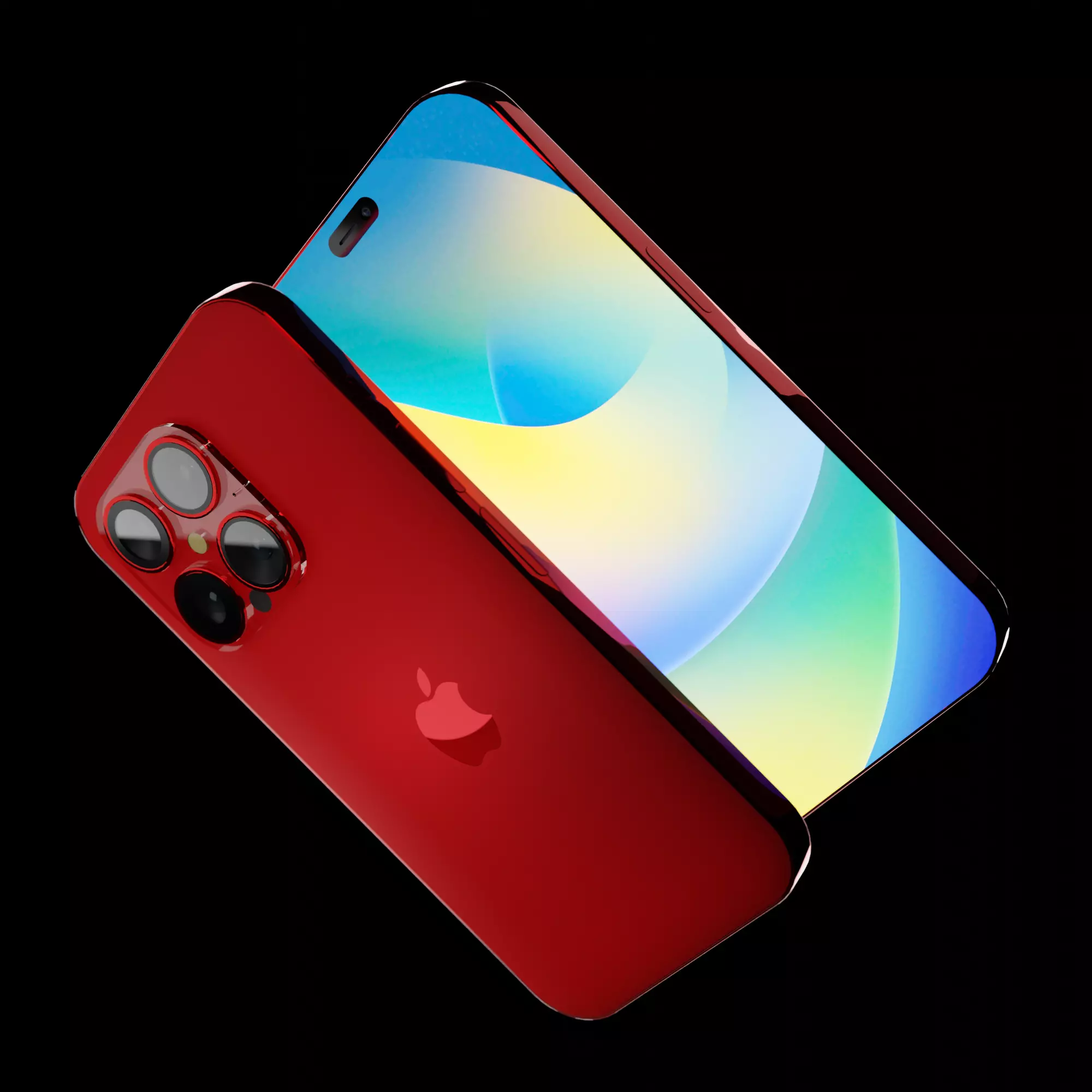 Iphone 16 concept 3D model_0