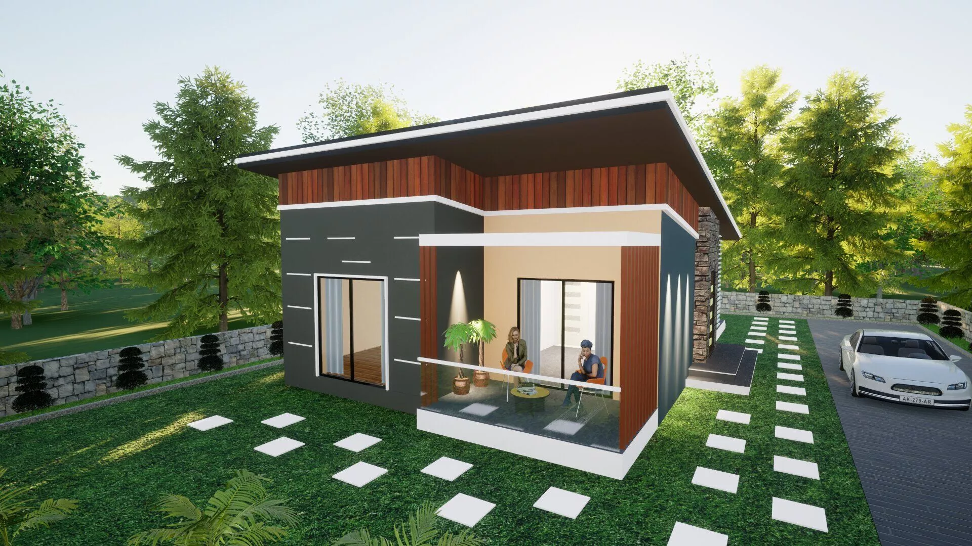 MODERN HOUSE 3D print model