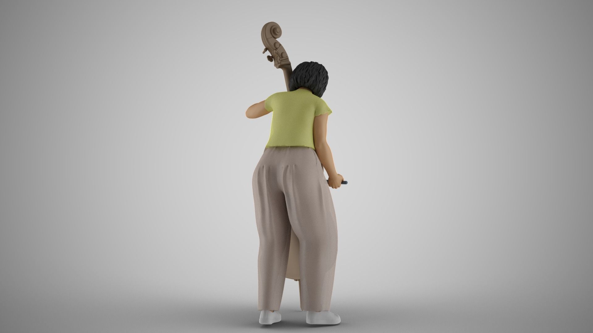 Female Bass Payer 3 3D print model_6