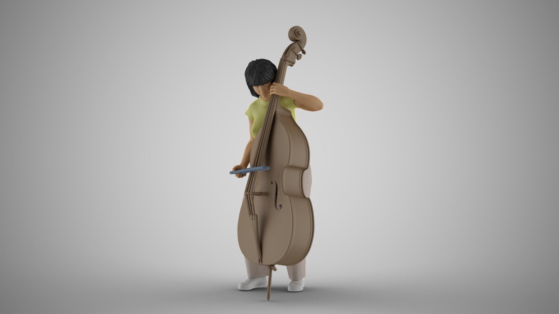 Female Bass Payer 3 3D print model_16