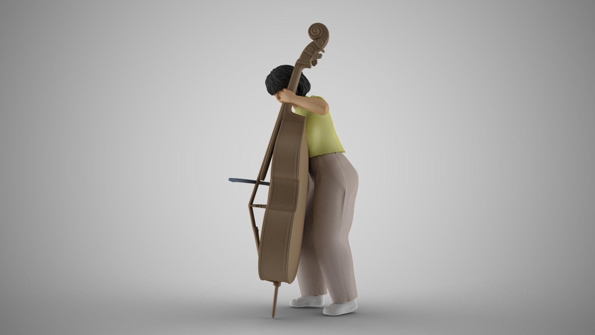 Female Bass Payer 3 3D print model_10