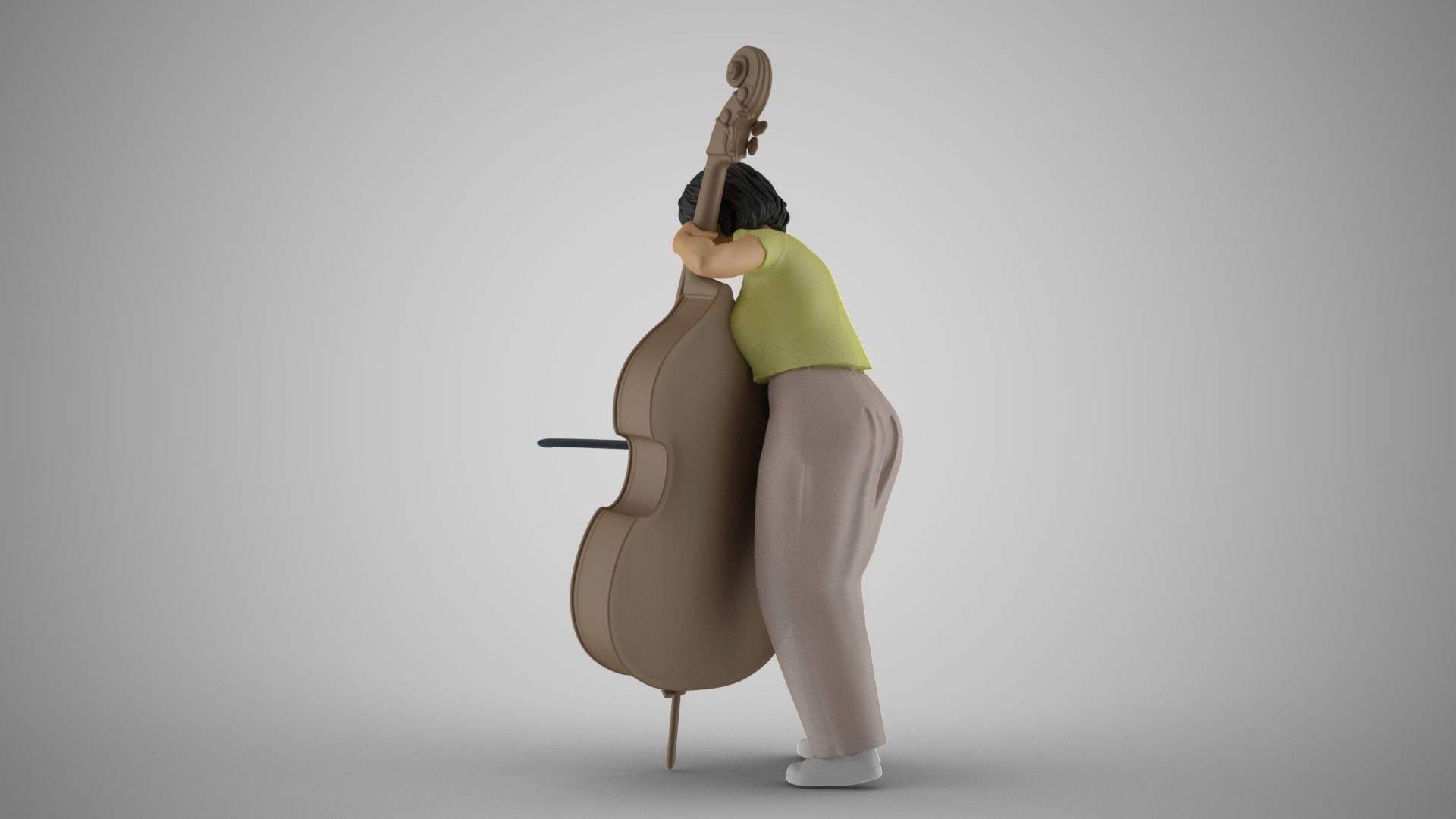 Female Bass Payer 3 3D print model_8
