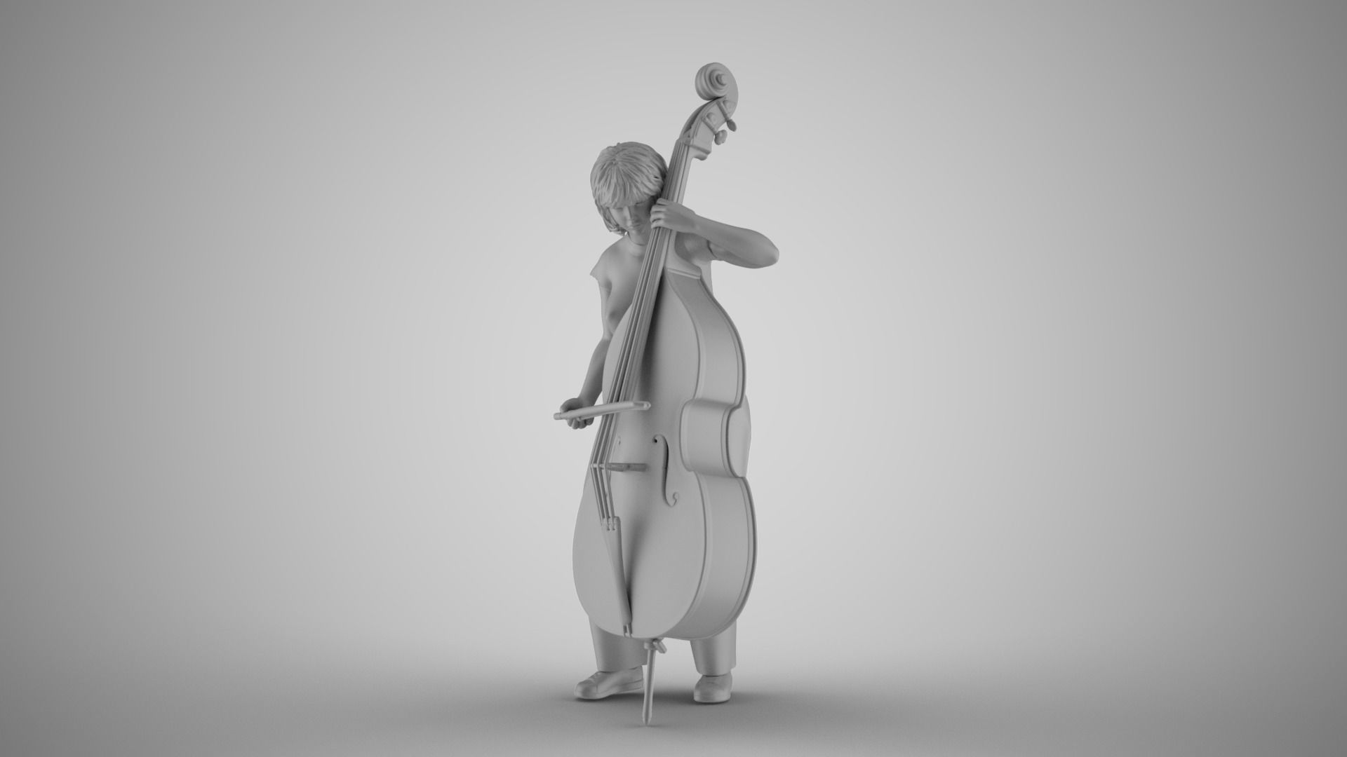 Female Bass Payer 3 3D print model_1