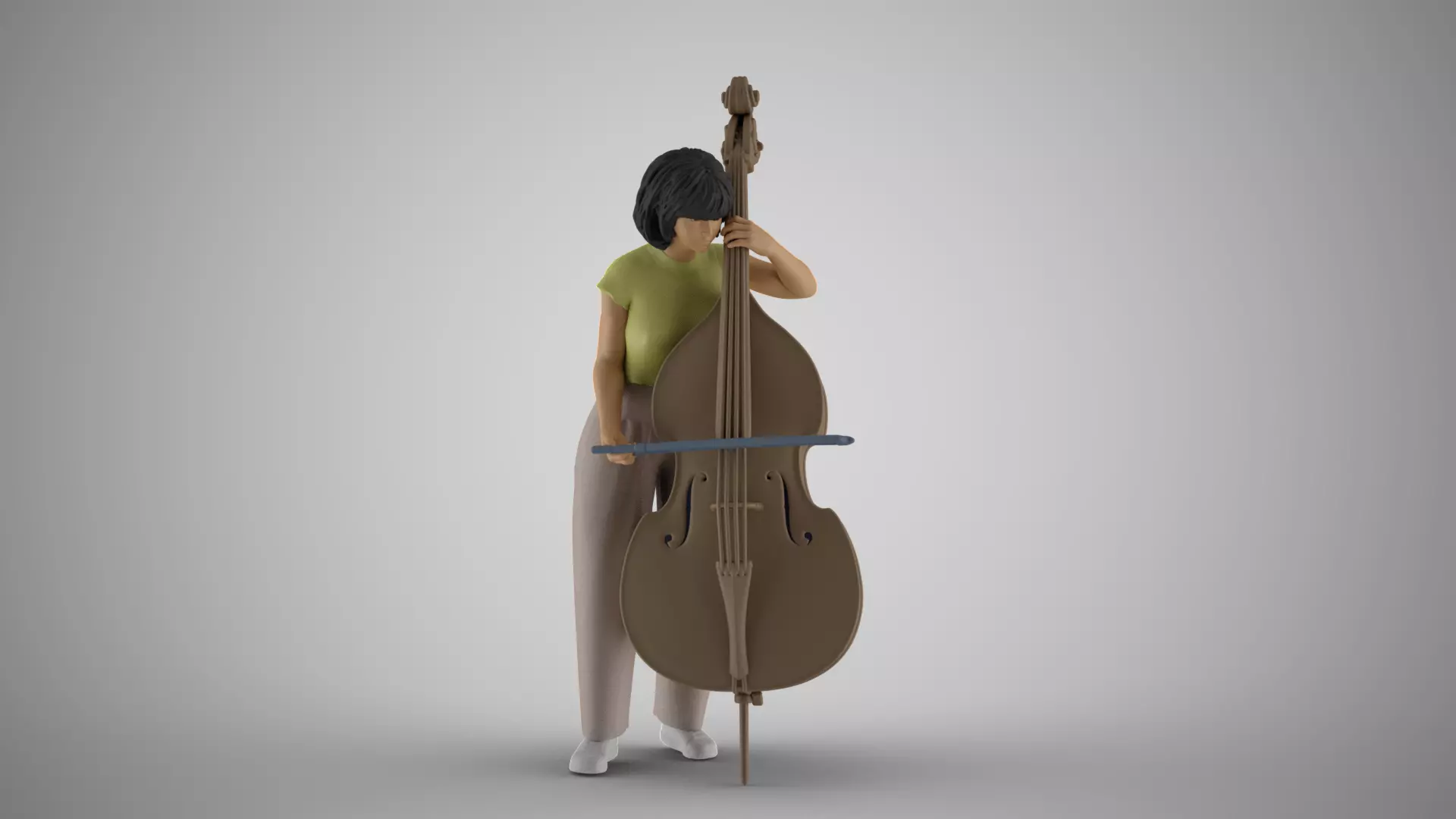 Female Bass Payer 3 3D print model_0
