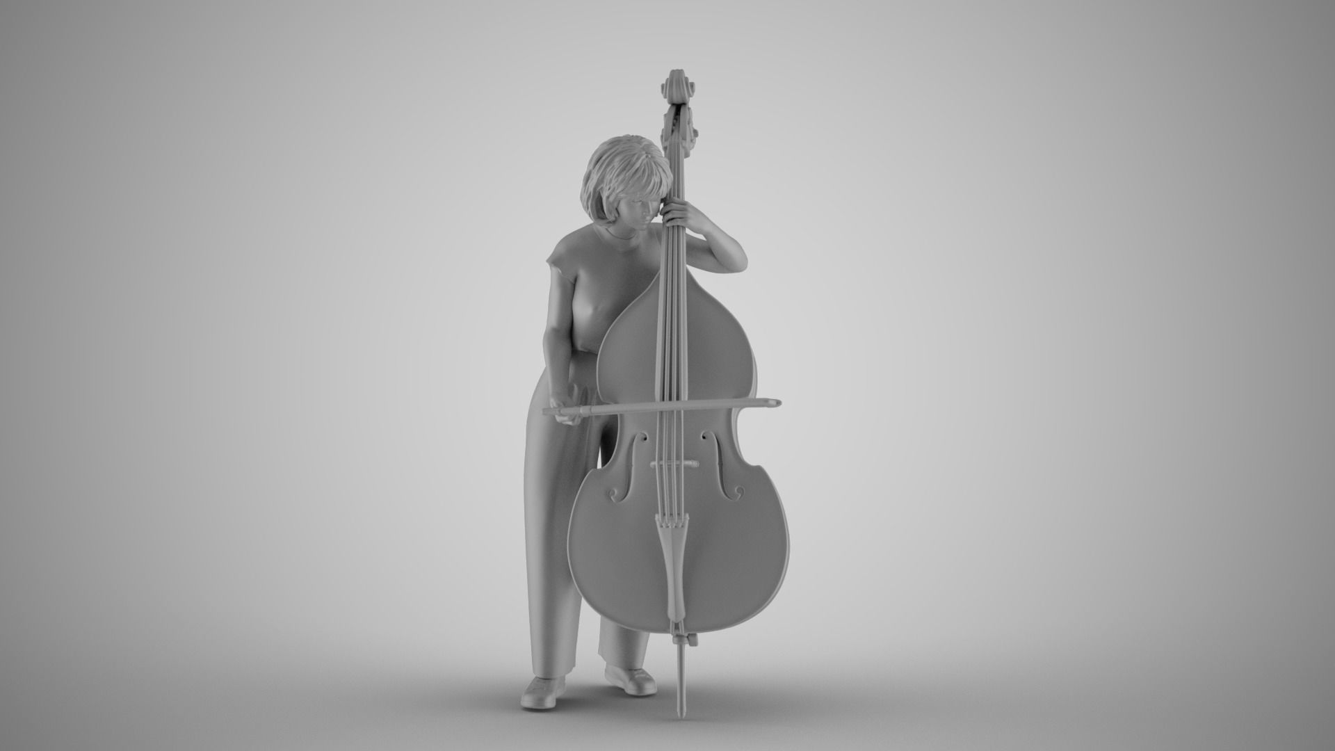 Female Bass Payer 3 3D print model_17