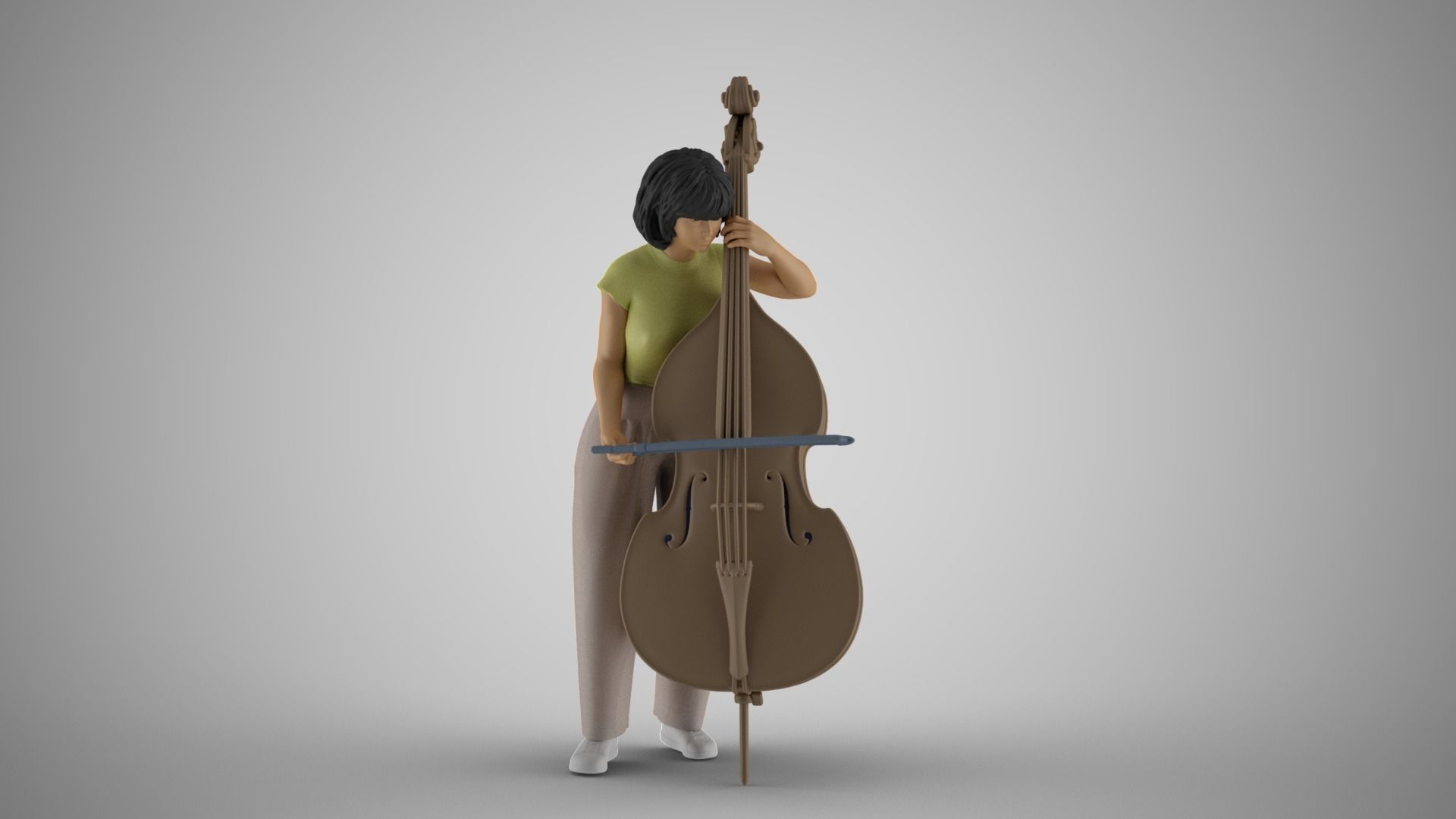 Female Bass Payer 3 3D print model_18