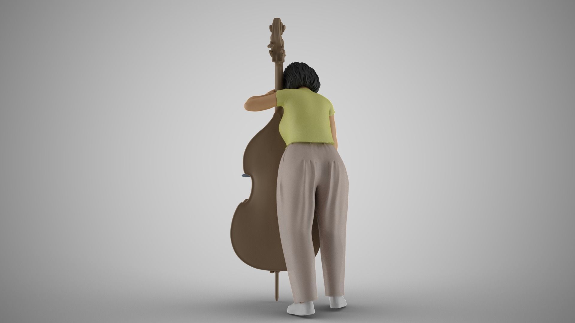 Female Bass Payer 3 3D print model_7