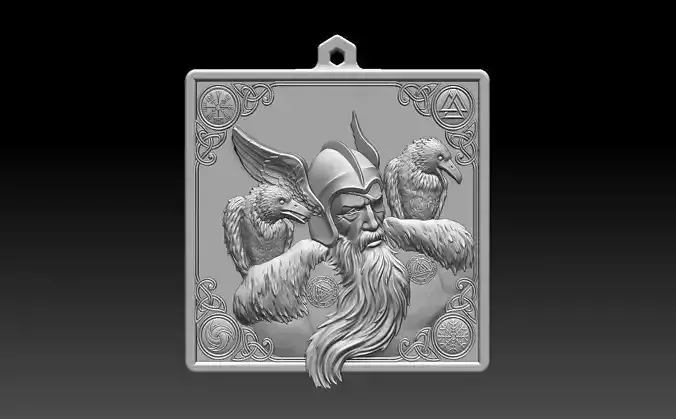 HM Kelt Viking Keychain 04 3D print model