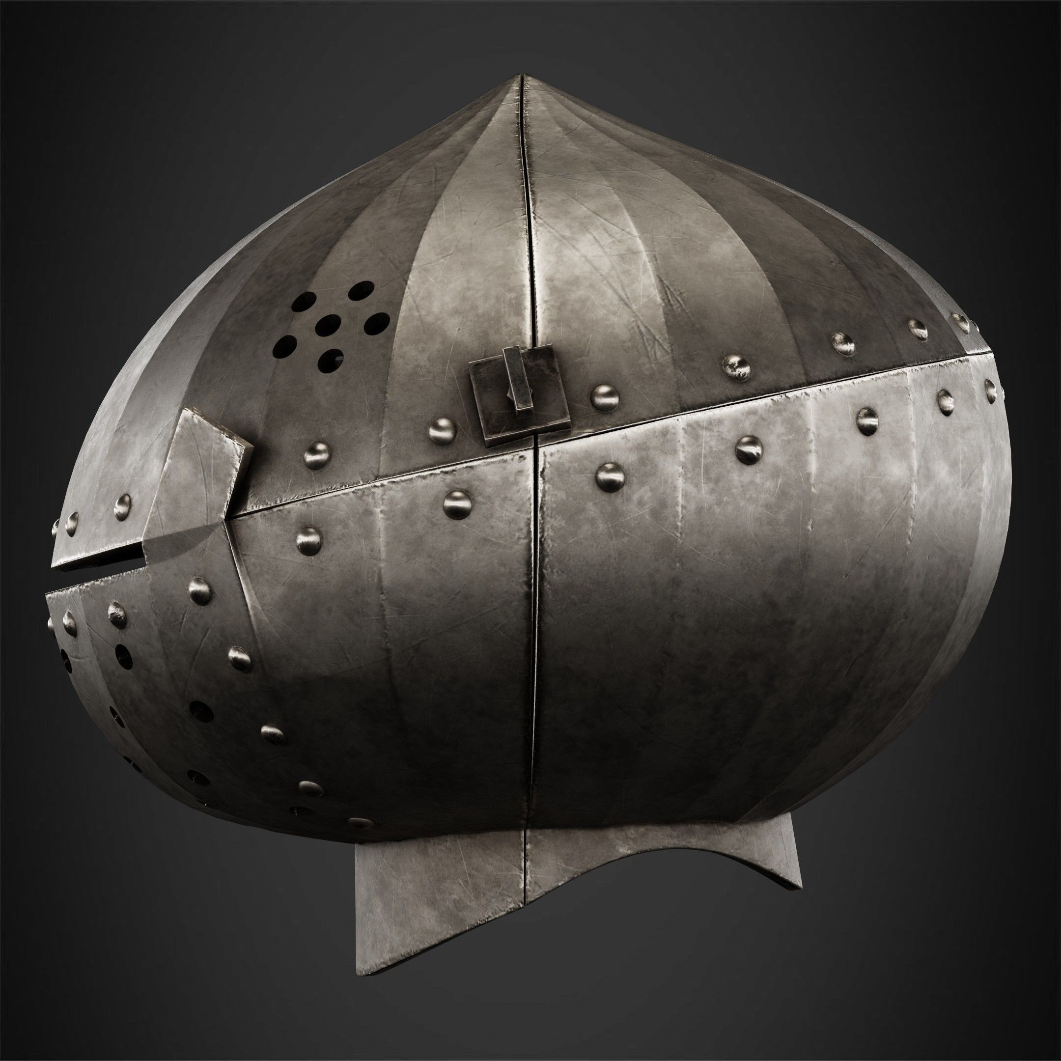 Siegmeyer of Catarina Helmet for Cosplay 3D print model_4