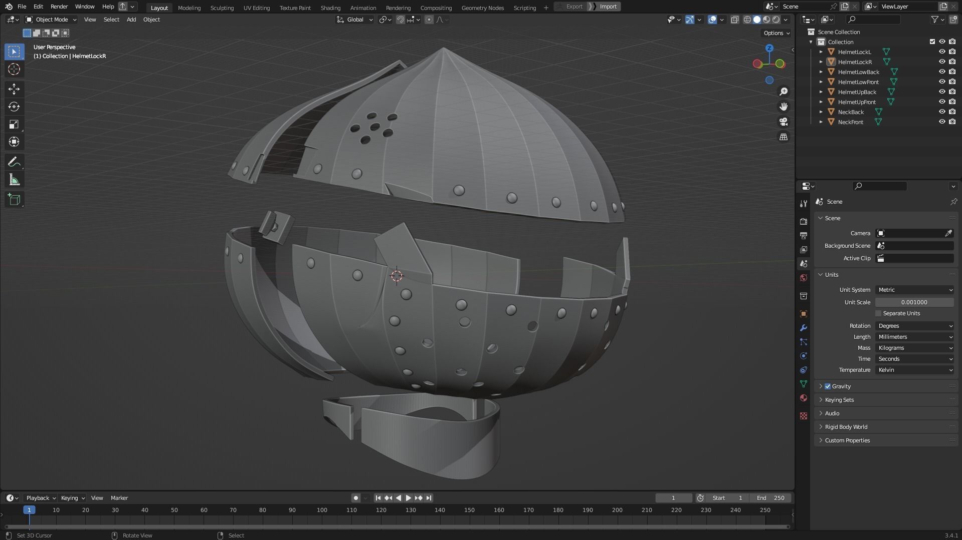 Siegmeyer of Catarina Helmet for Cosplay 3D print model_12