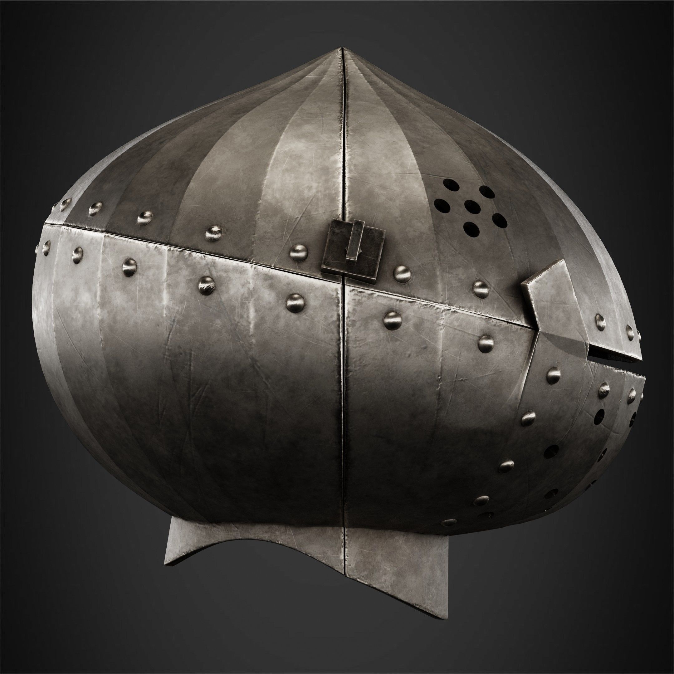 Siegmeyer of Catarina Helmet for Cosplay 3D print model_8