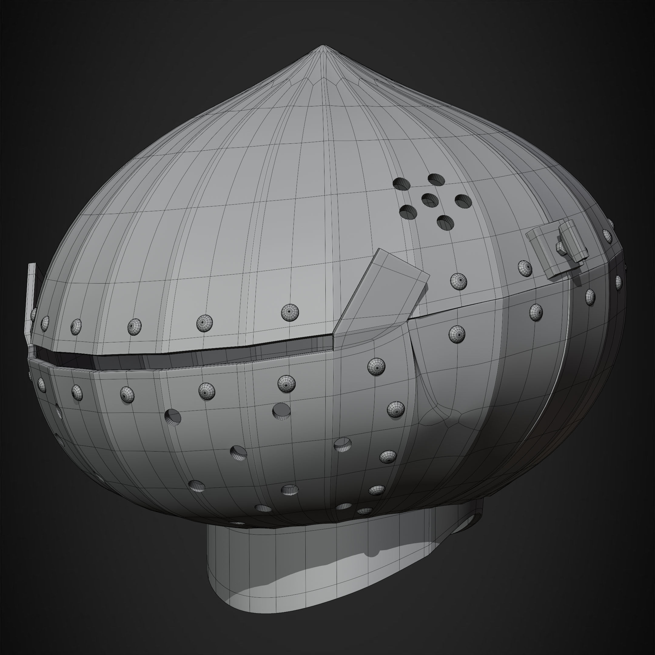 Siegmeyer of Catarina Helmet for Cosplay 3D print model_16