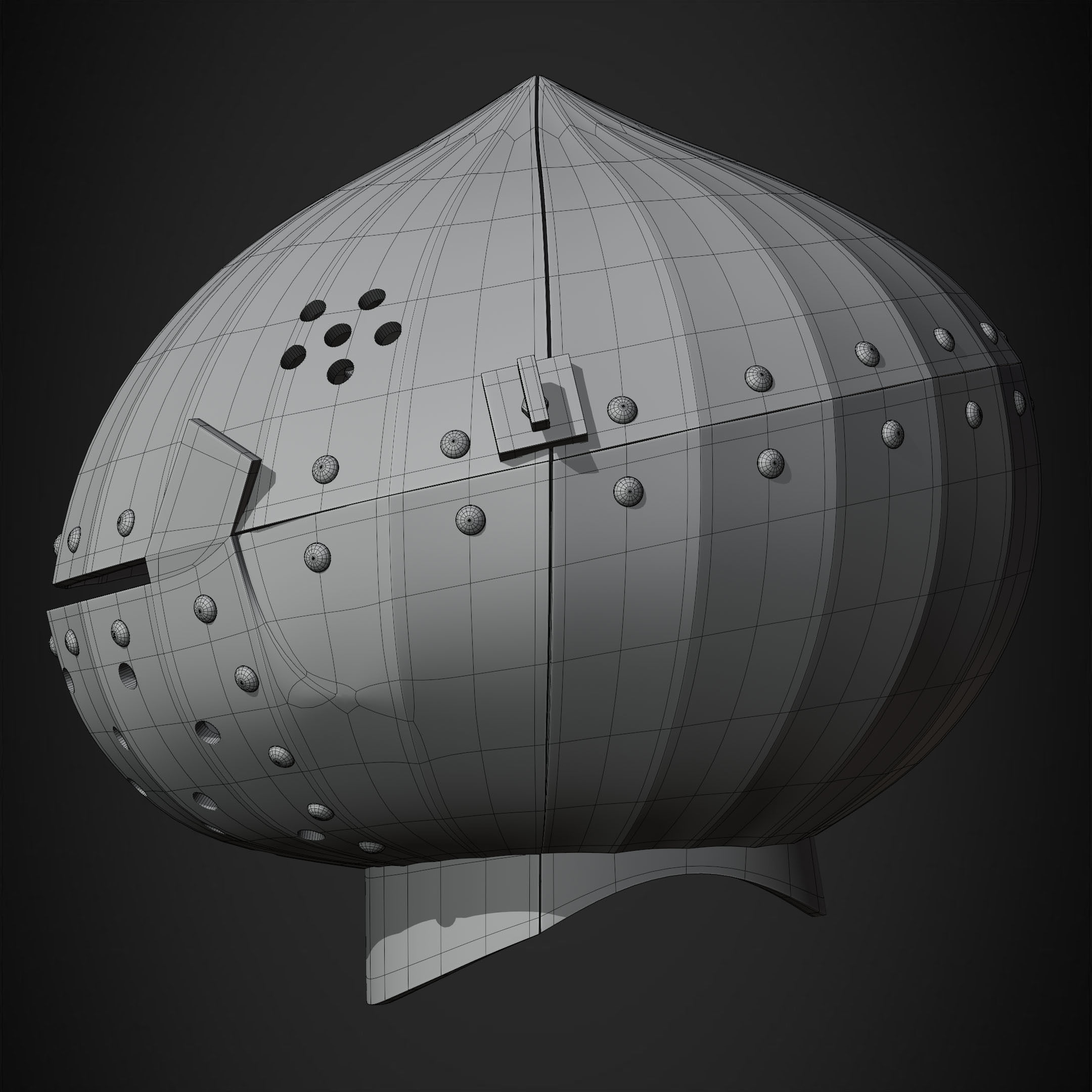 Siegmeyer of Catarina Helmet for Cosplay 3D print model_18