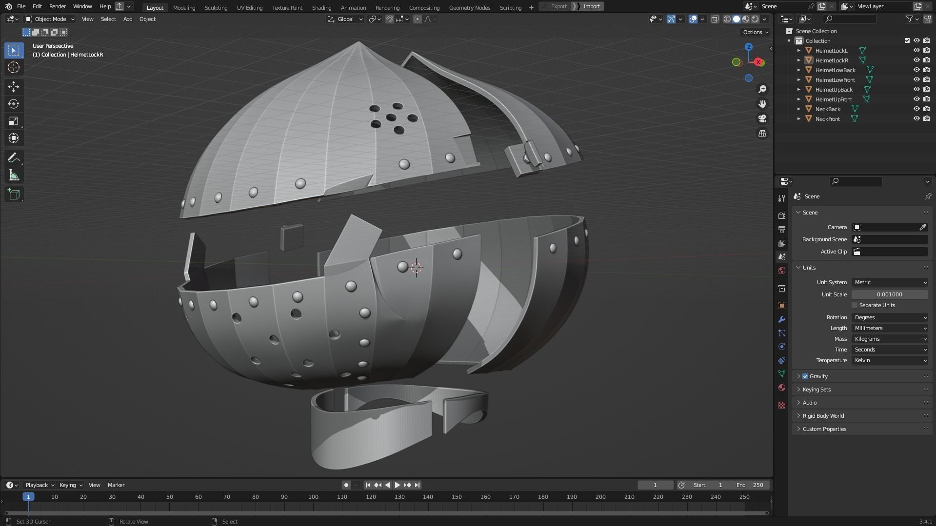 Siegmeyer of Catarina Helmet for Cosplay 3D print model_10