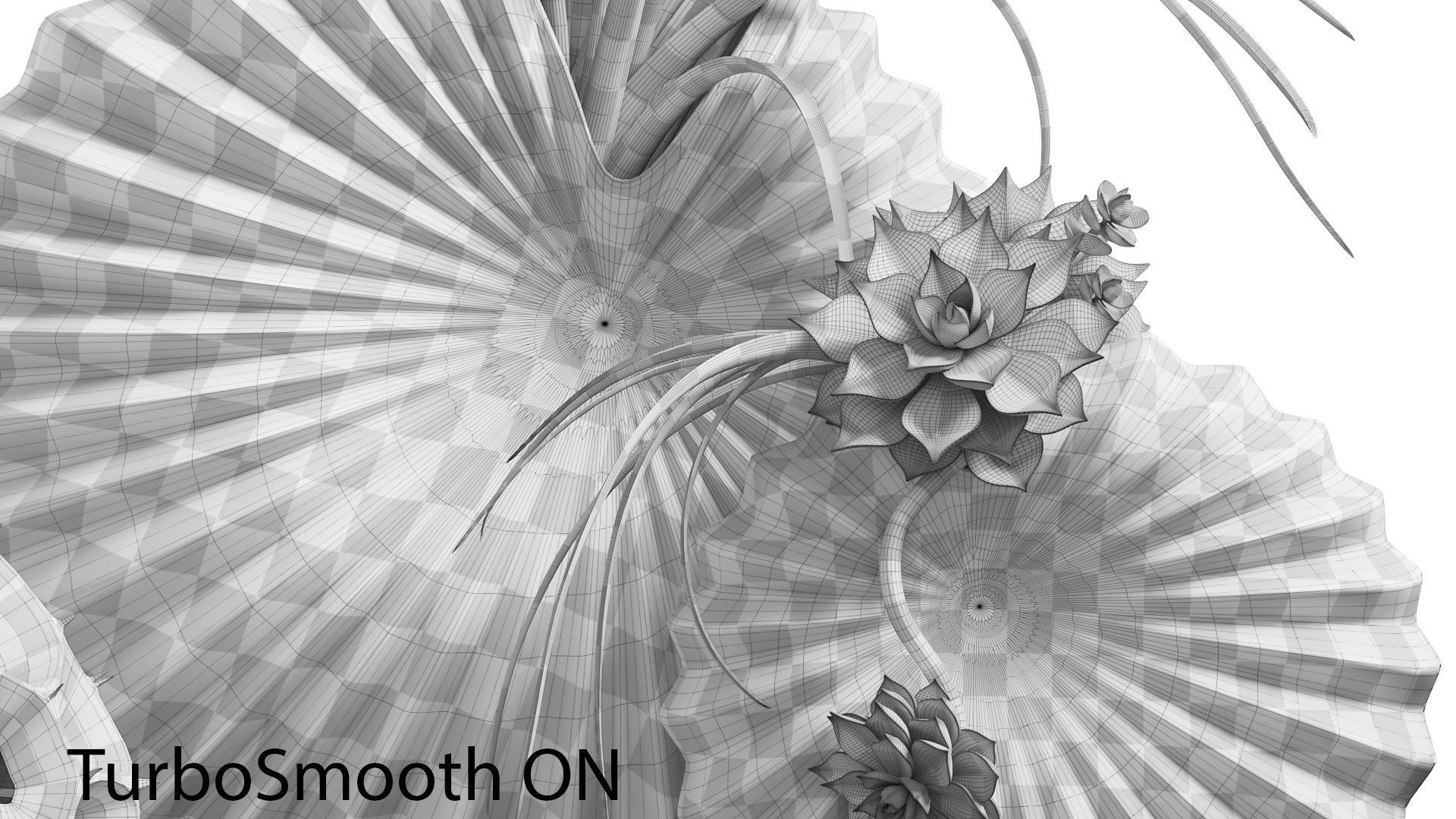 Spiral Vase Set 3D model_6