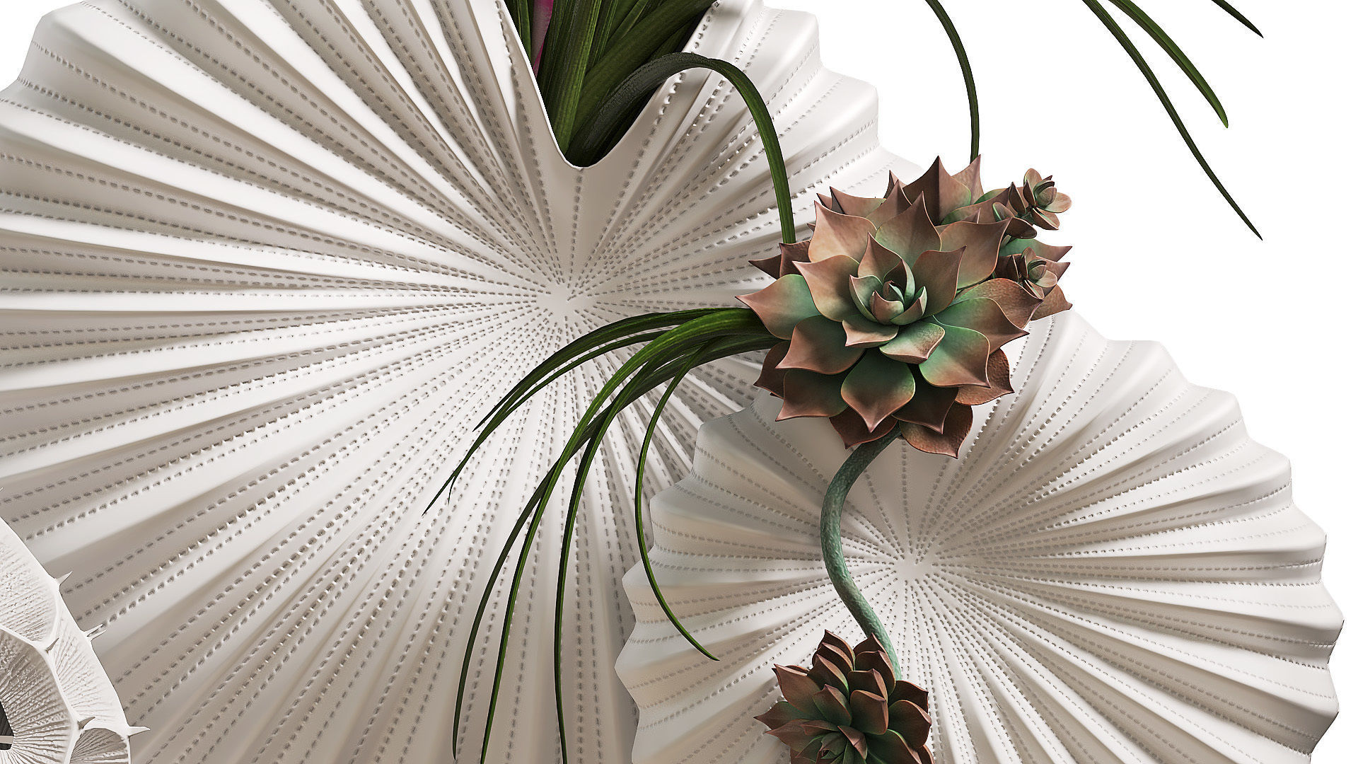 Spiral Vase Set 3D model_3