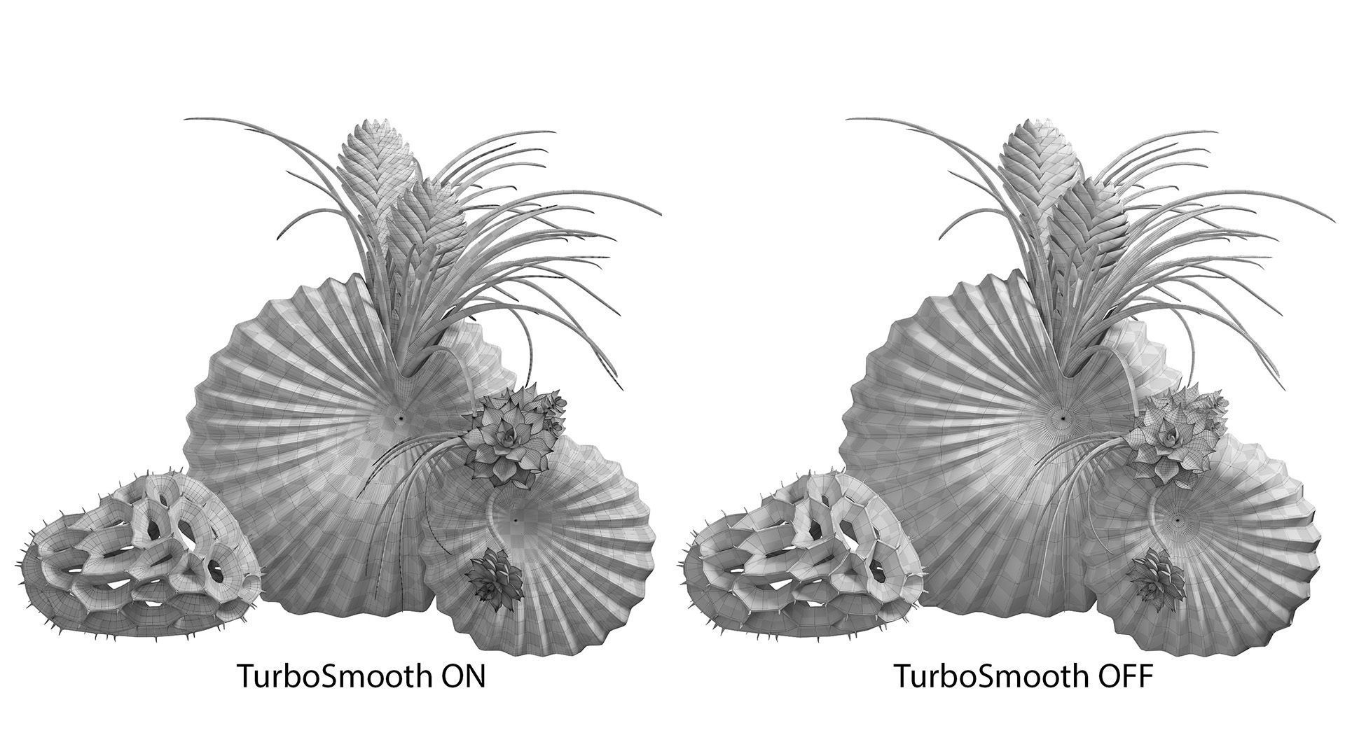 Spiral Vase Set 3D model_5