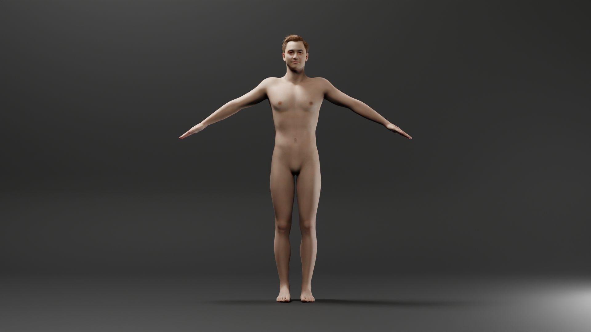 Realistic Male Character - Denis 3D model_1