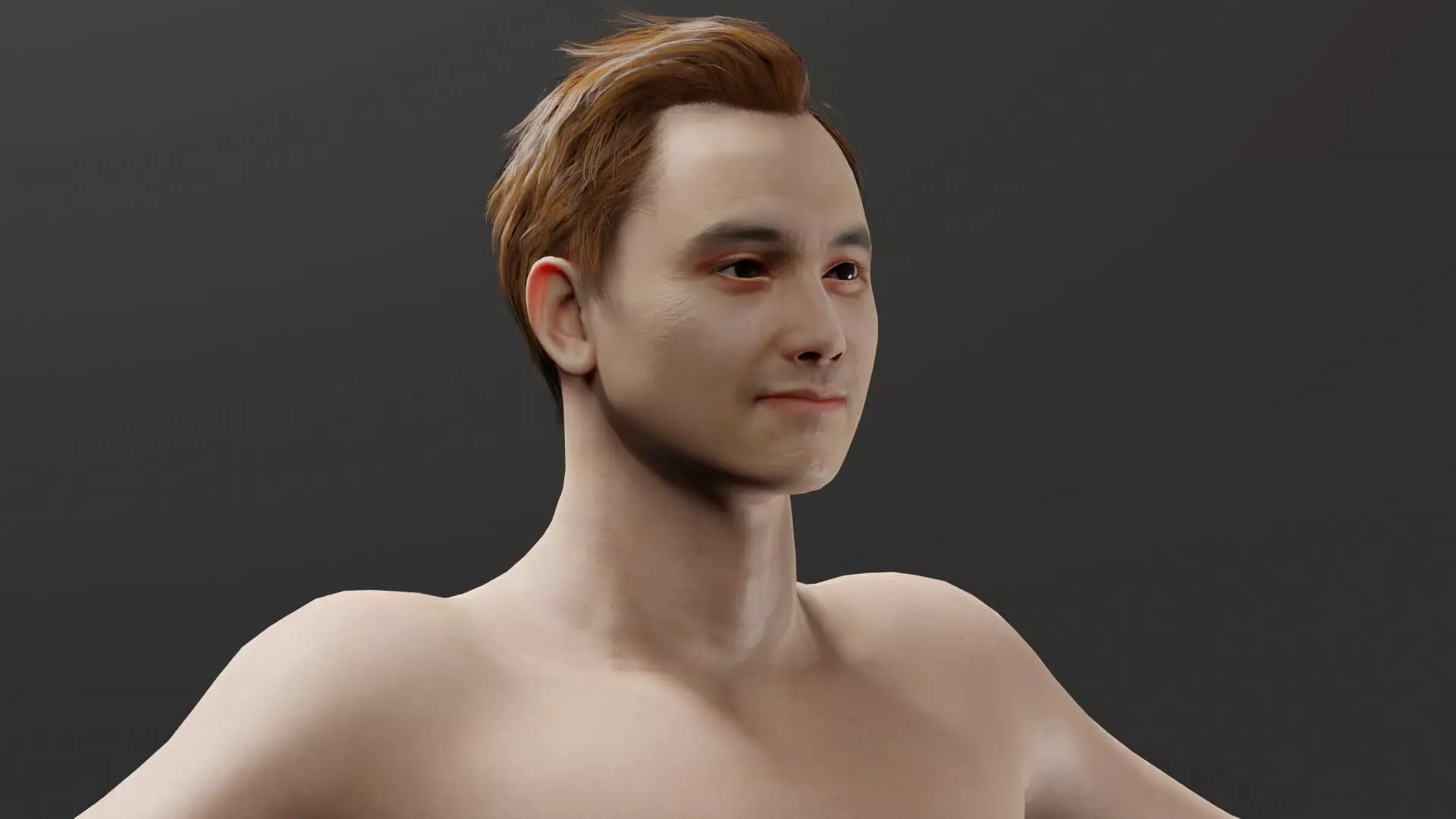 Realistic Male Character - Denis 3D model_0