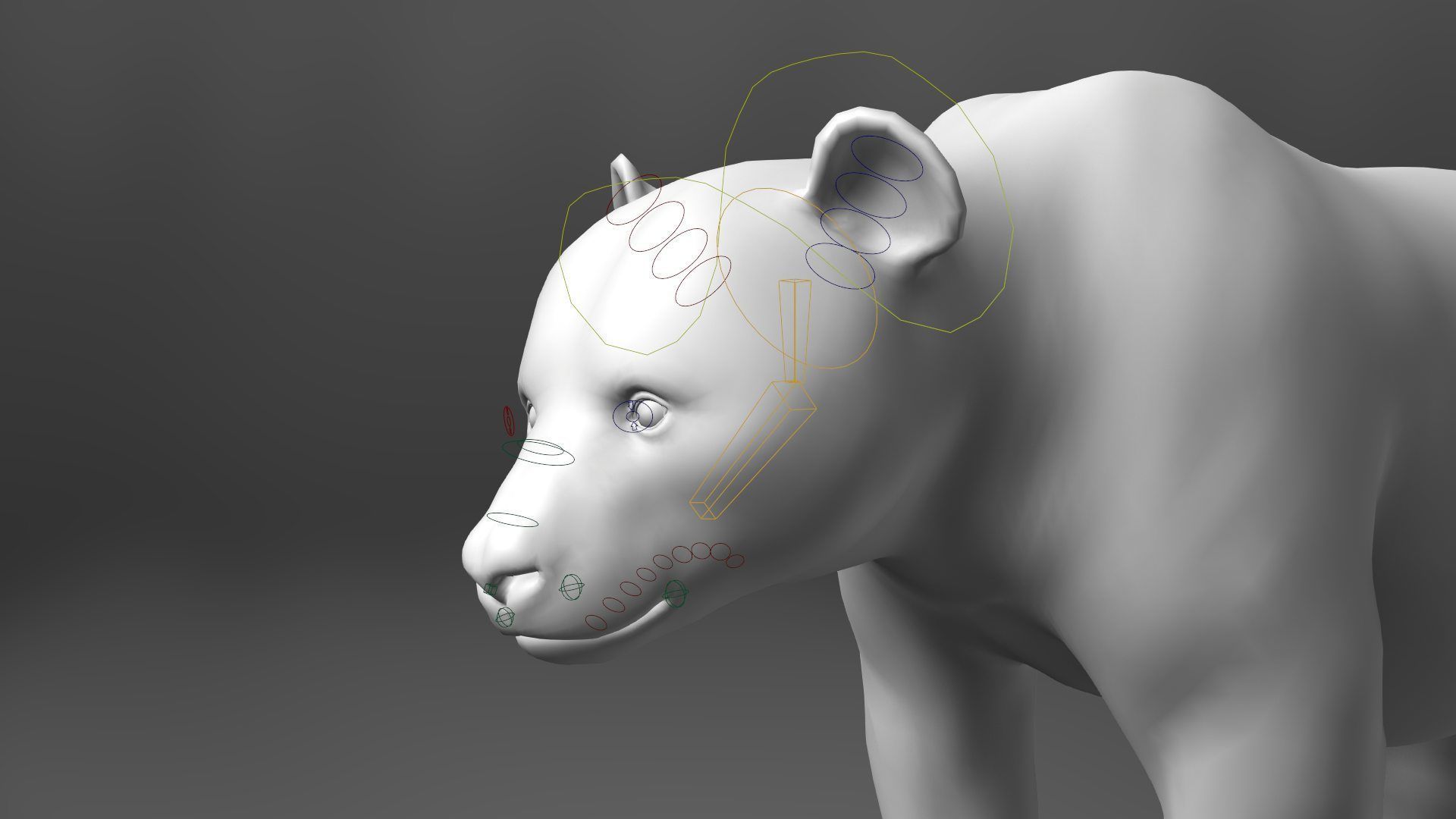 Panda Animation Vfx Grace 3D model_23