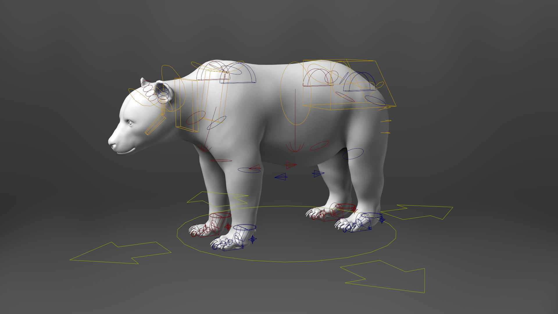 Panda Animation Vfx Grace 3D model_22