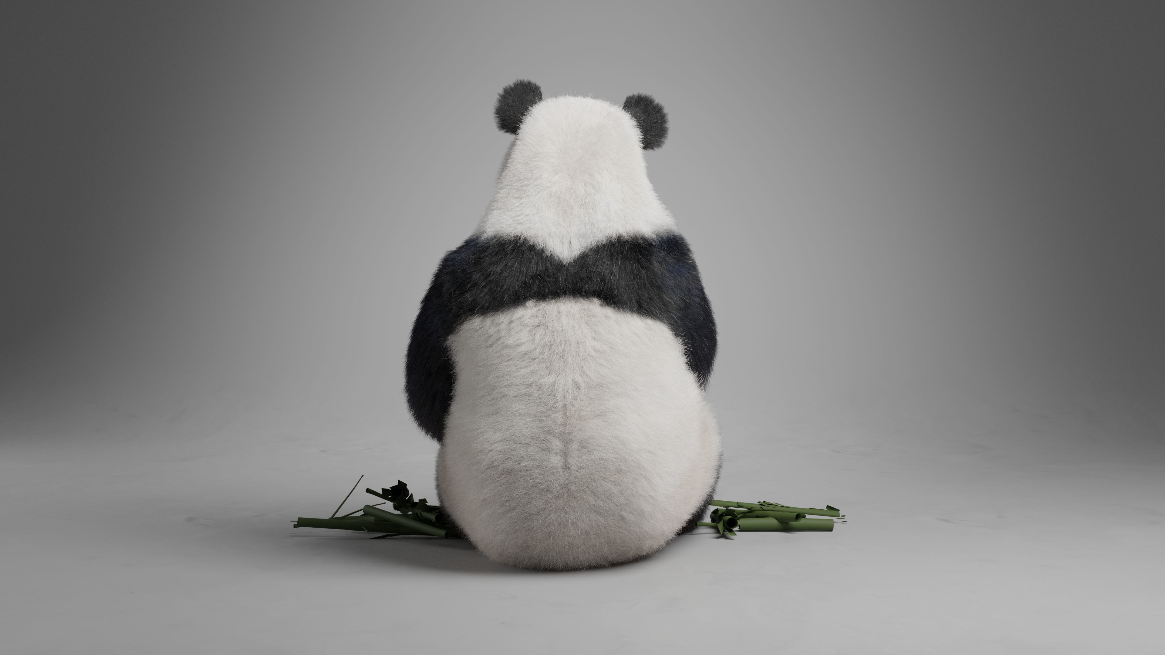 Panda Animation Vfx Grace 3D model_14