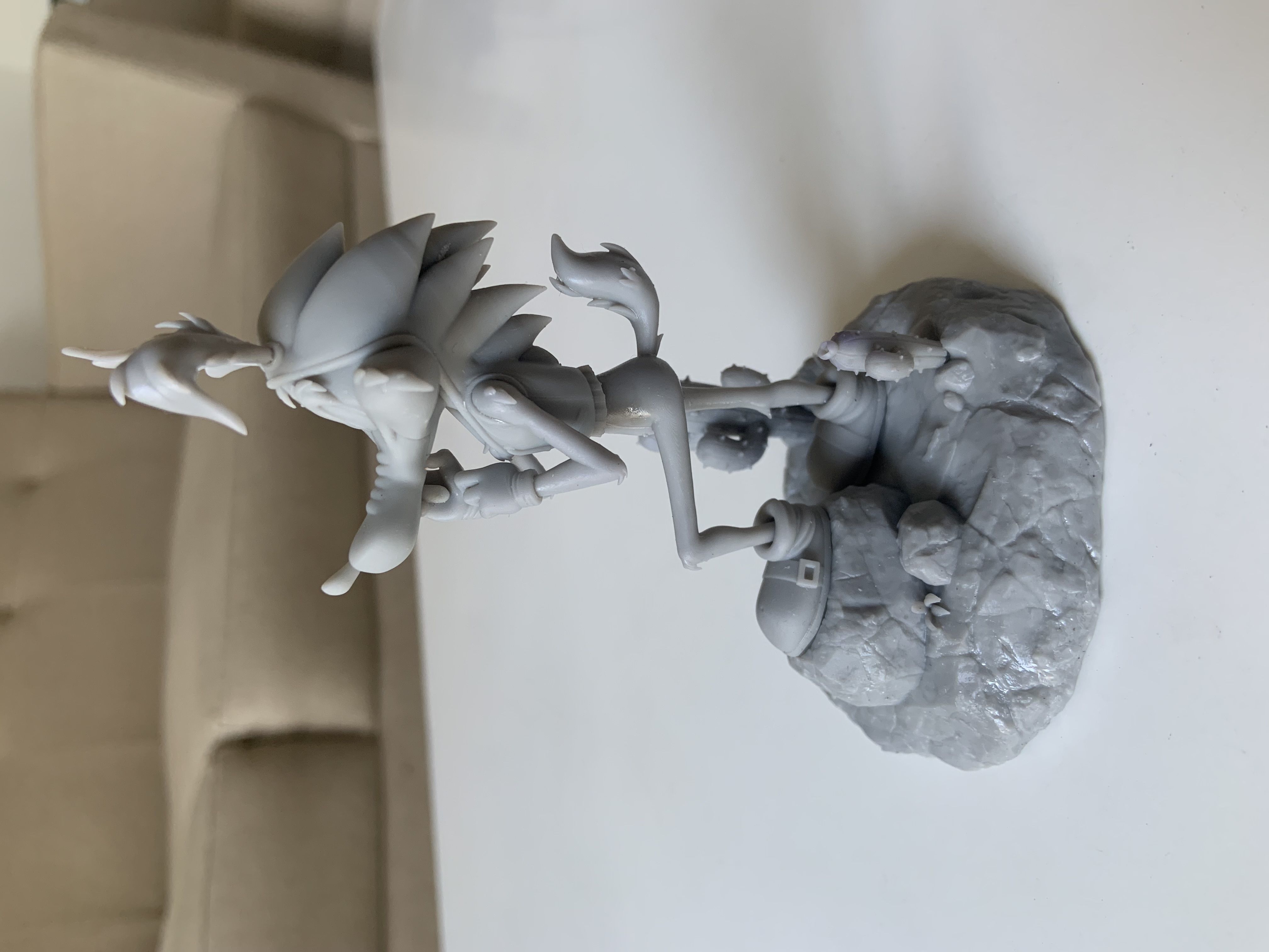 Wile e Coyote with the Sonic suit 3D print model_7