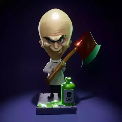 Dr Moron - Mad Scientist - Looney Tunes 3D print model