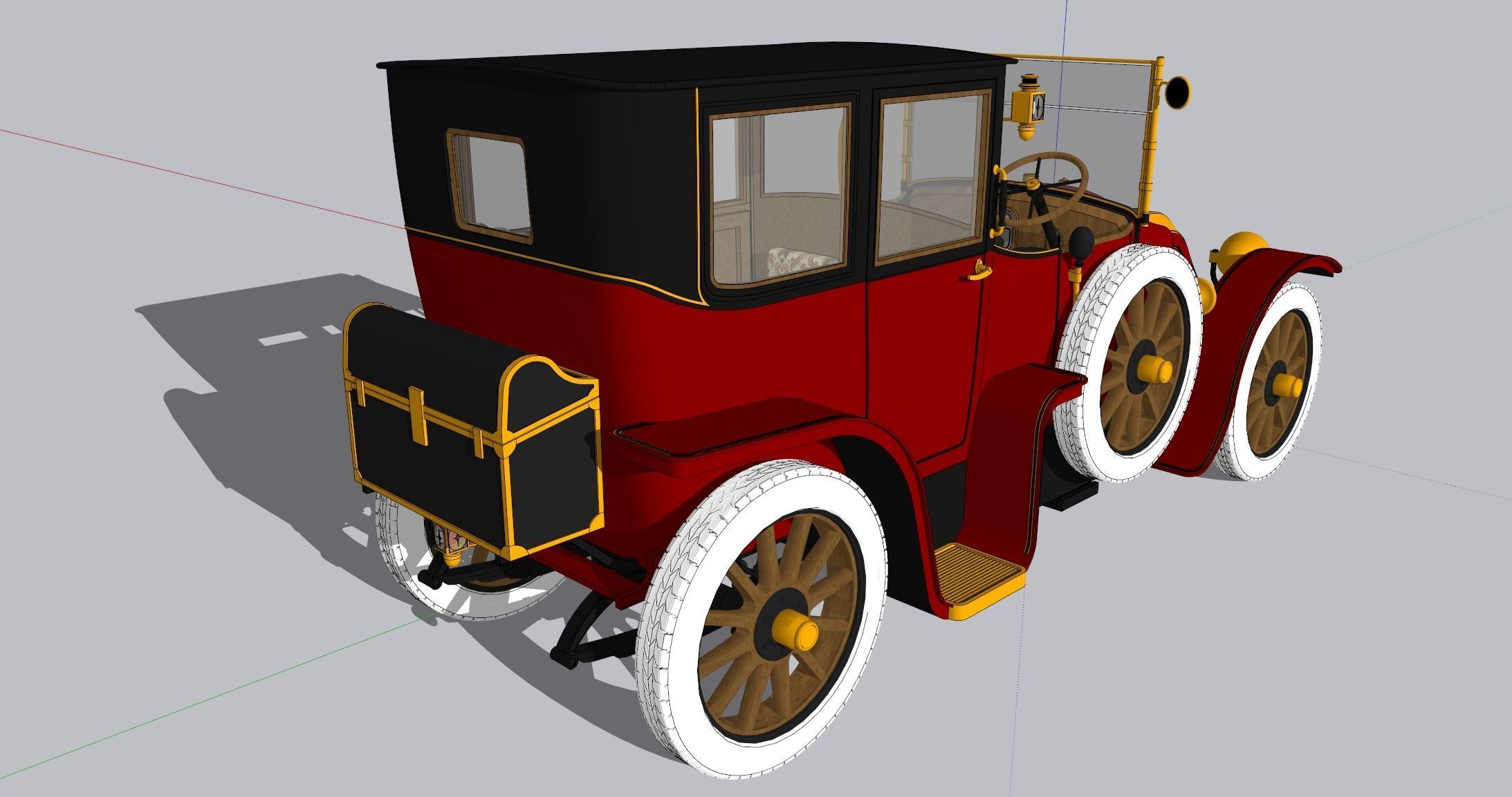 TITANIC CAR - Renault  Coupe de Ville 3D model_9