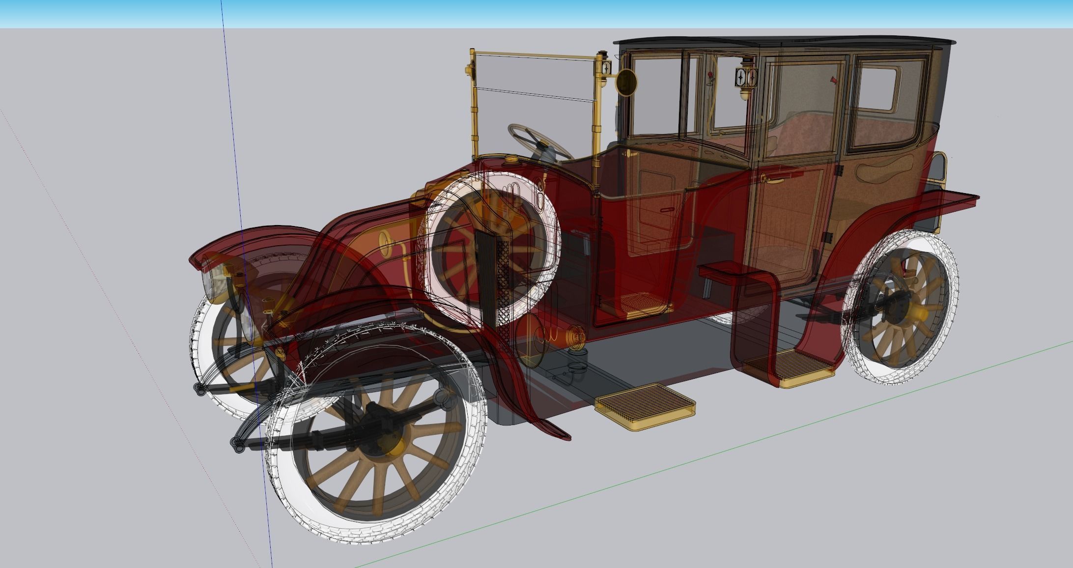 TITANIC CAR - Renault  Coupe de Ville 3D model_11