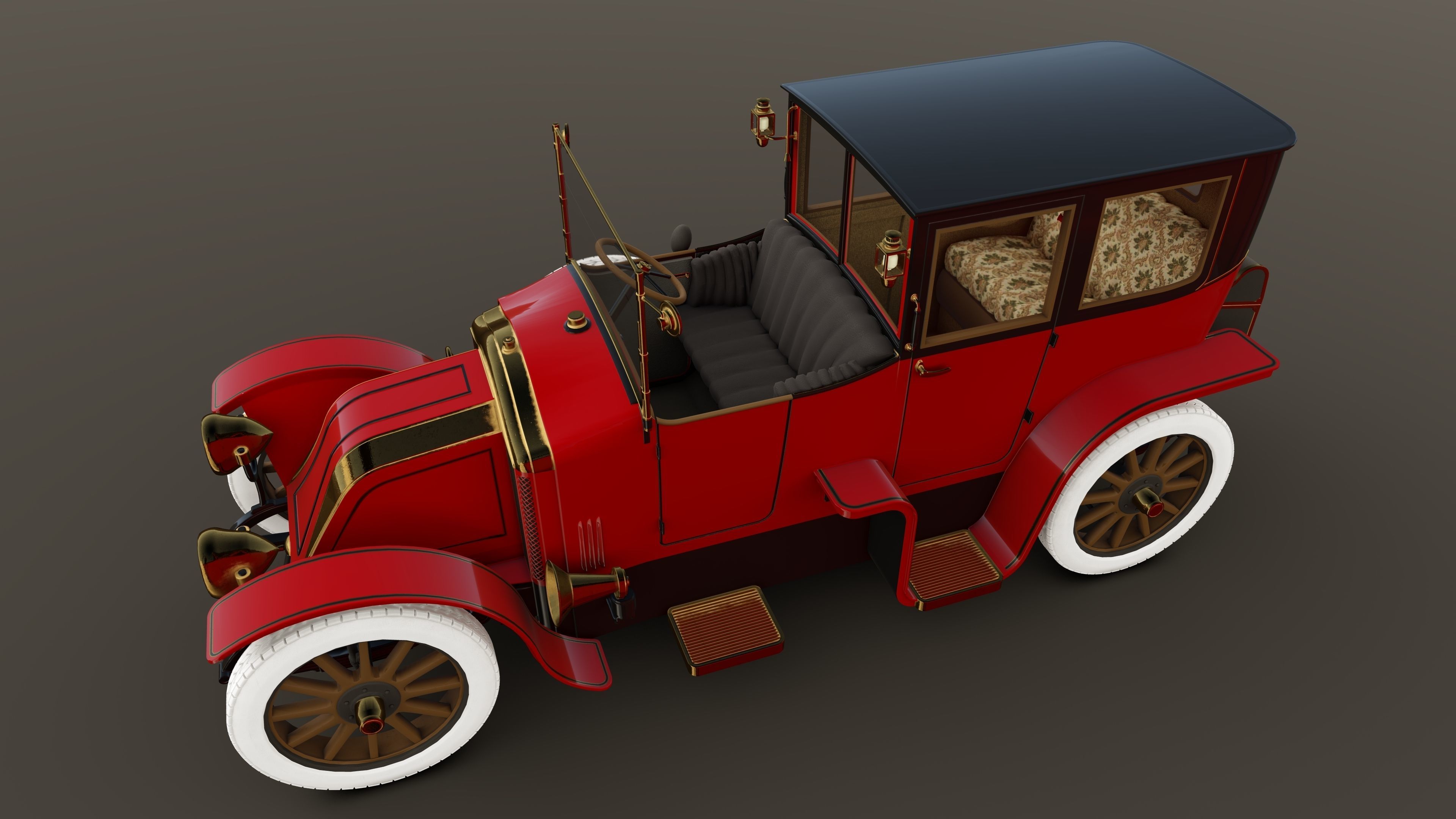 TITANIC CAR - Renault  Coupe de Ville 3D model_4