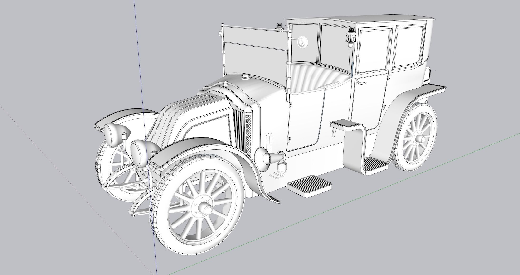 TITANIC CAR - Renault  Coupe de Ville 3D model_12