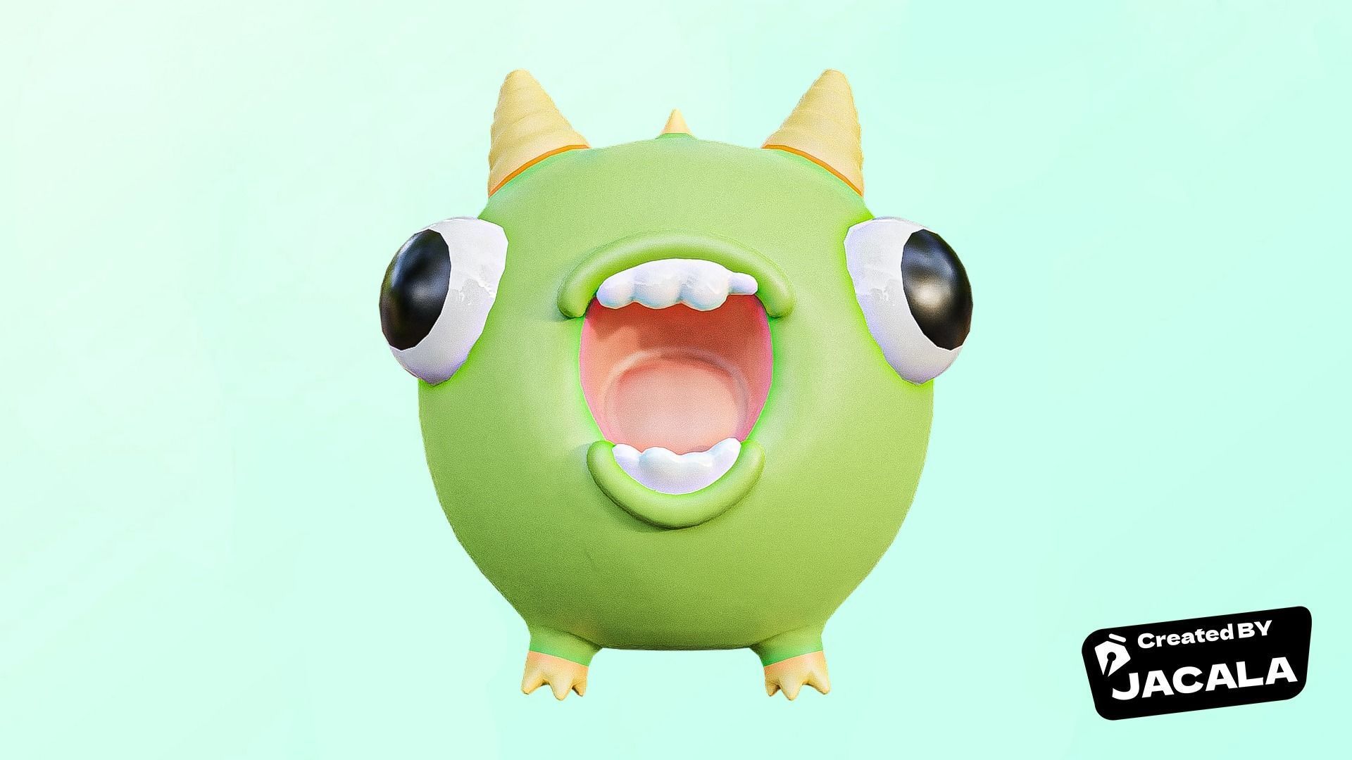 Cartoon Dragon Rig 3D model Low-poly 3D model Low-poly 3D model_3