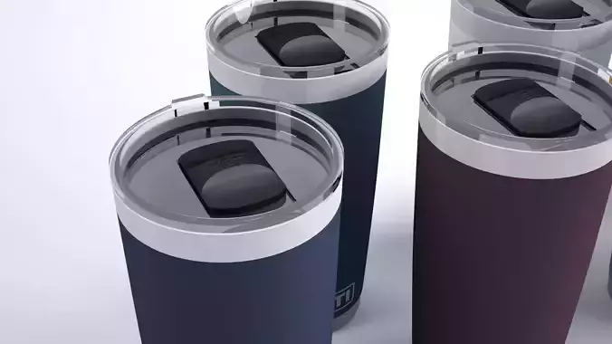 Yeti Rambler 20oz 3D model