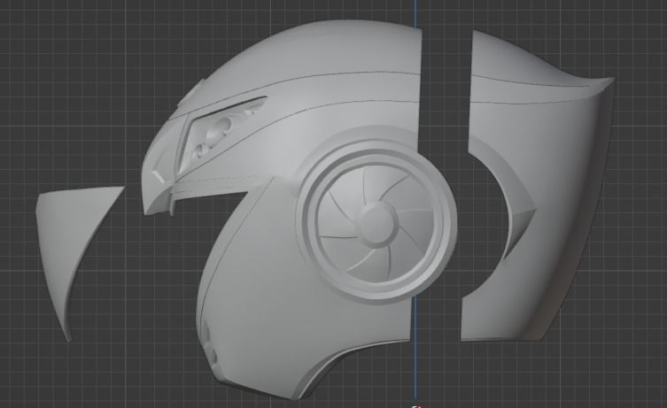 Red Power ranger RPM STL 3D print model 3D print model_6