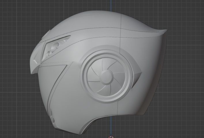 Red Power ranger RPM STL 3D print model 3D print model_7