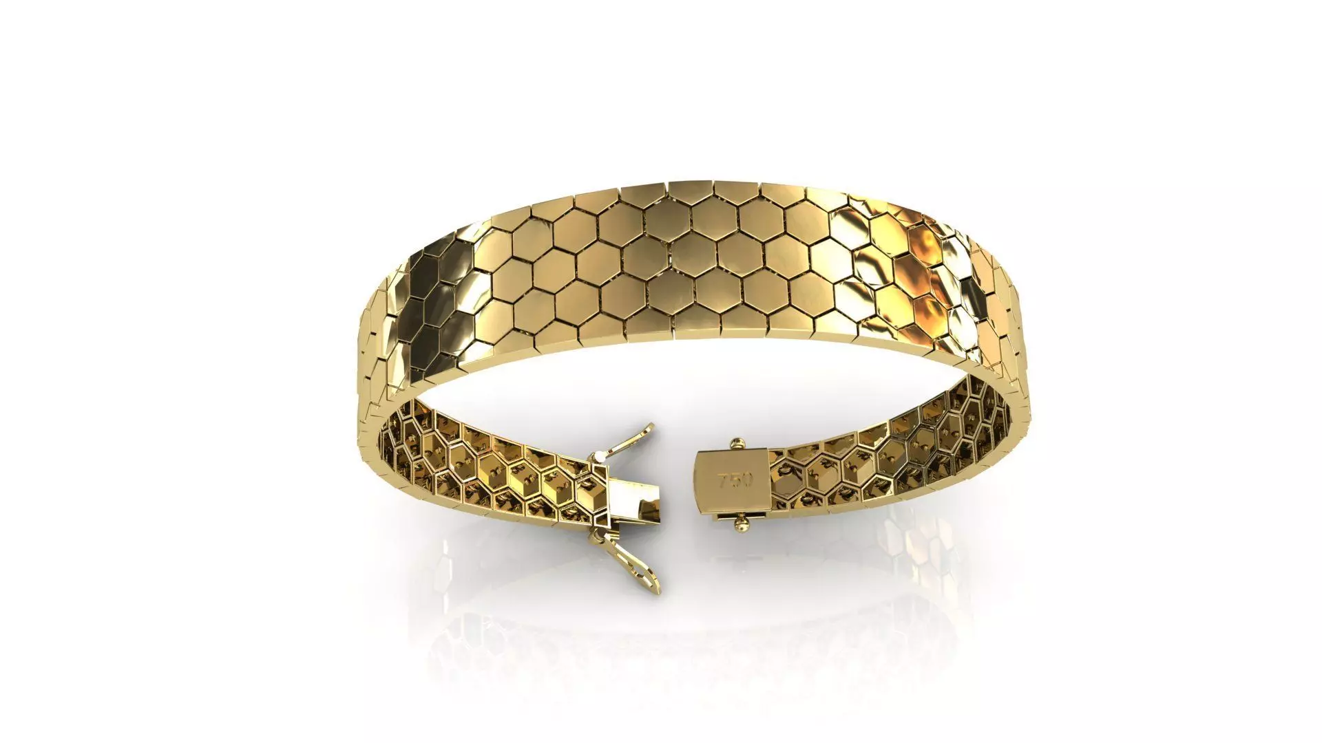 riviera sem montagem- pulseira - impressao 3d 3D print model_0