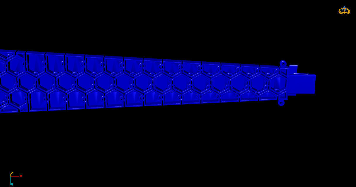 riviera sem montagem- pulseira - impressao 3d 3D print model_6