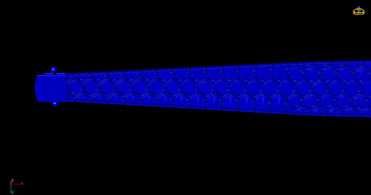 riviera sem montagem- pulseira - impressao 3d 3D print model_7