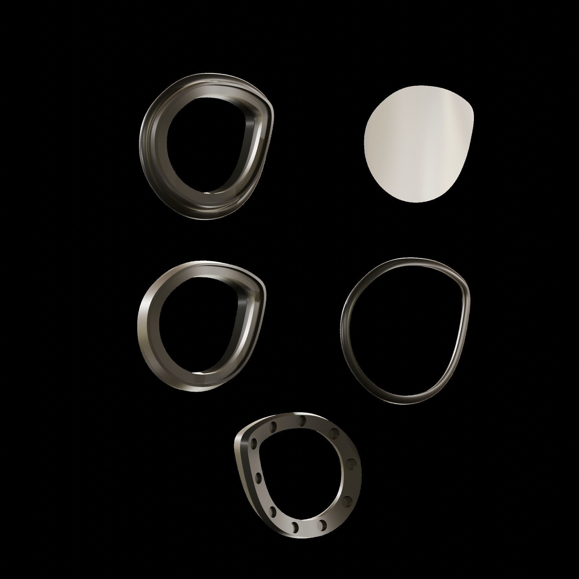 ITSV Spider-Man Noir faceshell file 3D print model_4